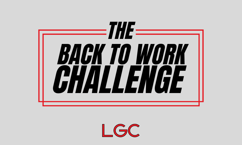 Announcing the Back to Work Challenge with 4 Opportunities to Win!