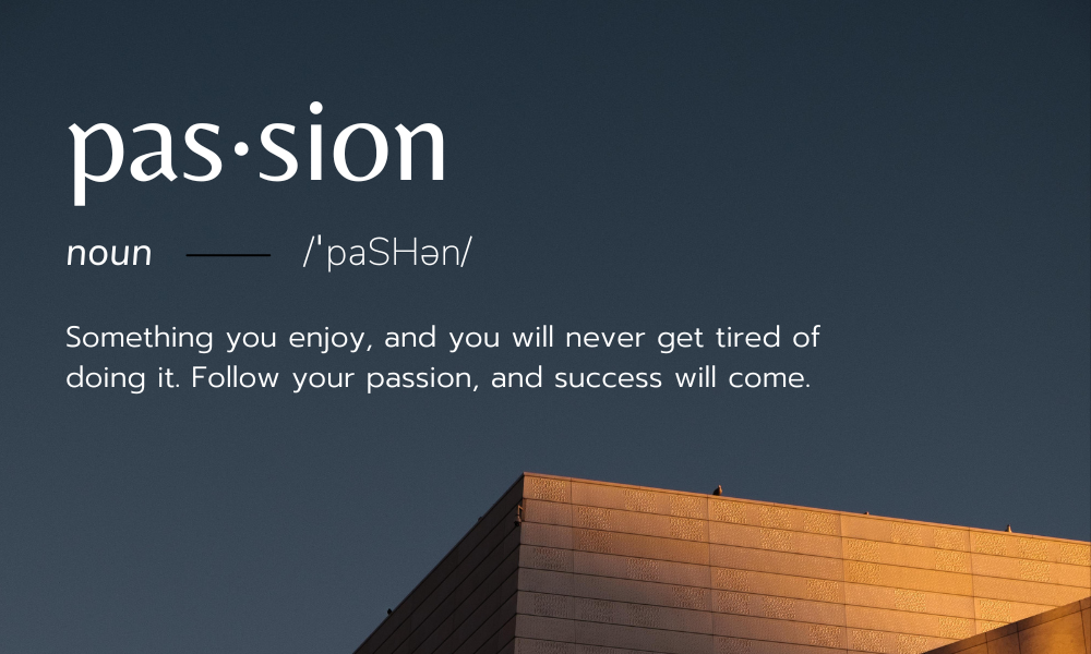 find your passion at work