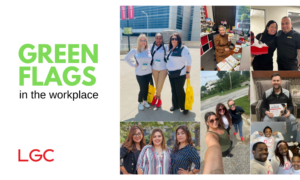 green flags in the workplace cover image