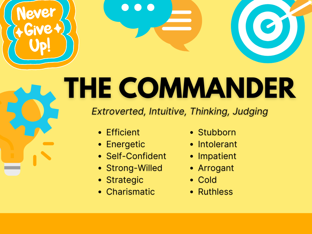 entj: the commander