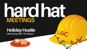 hard hat meetings holiday hiring